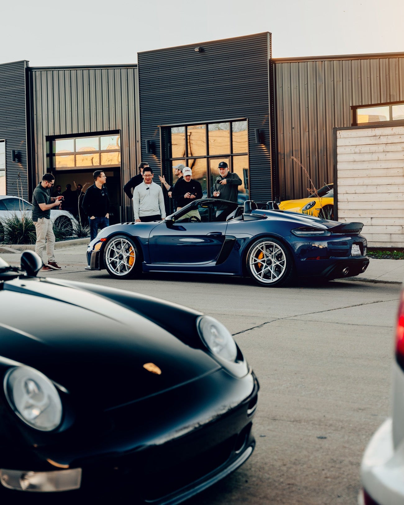HCC Specialty Cars - boutique luxury and specialty car dealership in Dallas offering curated collector vehicles, Porsche enthusiast inventory, detailing, storage, and personalized automotive services.